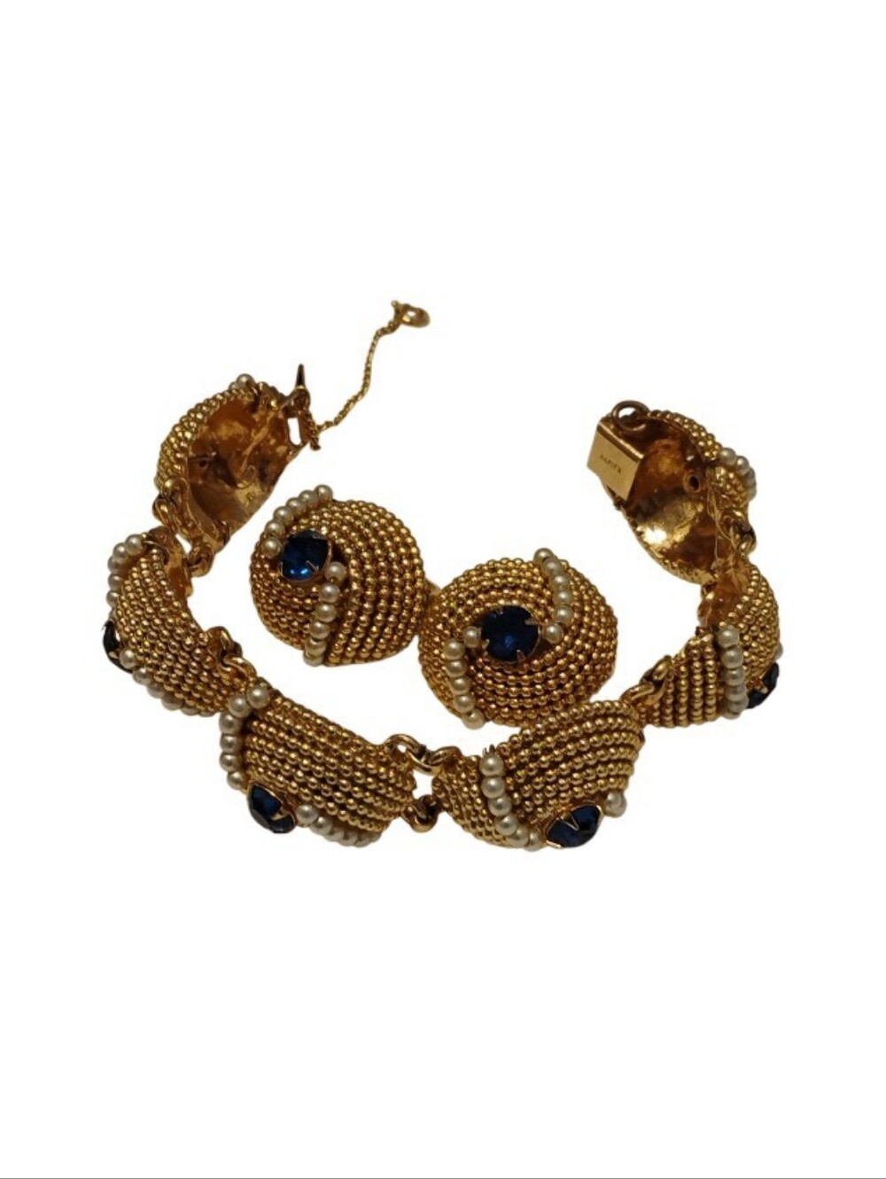 Rare Book-Piece Vintage Signed NAPIER Statement Jewelry Parure Set
